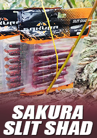 Обзор Sakura Slit Shad: добротная приманка.