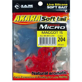 Опарыш искусственный Akara Mikro Maggot (1.5см) 204 (упаковка - 40шт)