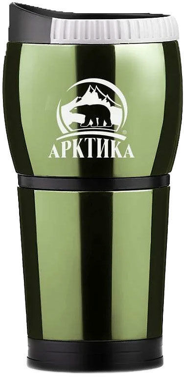 Термокружка авто Арктика 807 0,400л (болотная)