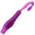Силиконовая приманка B Fish & Tackle Moxi Ringie 3 (7.6см) Purple Glitter w/White core