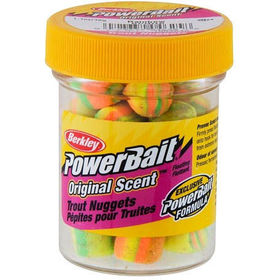 Насадка форелевая Berkley Power Nuggets Original Scent (30г) Rainbow (радужный)