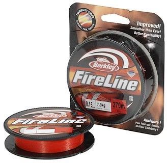 Плетеная леска Berkley Fire Line Red d-0.25 17.5кг 110м