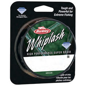 Плетеная леска Berkley Whiplash Green d-0.25 37.8кг 110м