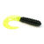 Мягкая приманка Big Bite Baits Curl Tail Grub 2-16 Black-Chartreuse Tail