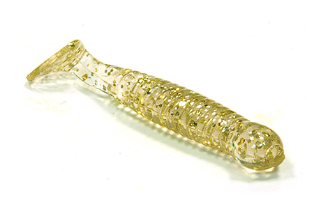 Мягкая приманка Big Bite Baits Paddle Tail Grub 1.75-07 Gold Glitter