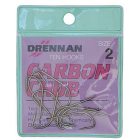 Крючок Drennan Carbon Chub #14 (упаковка - 10 шт)