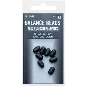 Бусина ESP Tungsten Loaded Balance Beads Large (0.6г) Silt Grey (упаковка - 8шт)