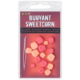 Плавающие приманки E-S-P Fluoro Buoyant Sweetcorn - Red/Orange - 16шт.