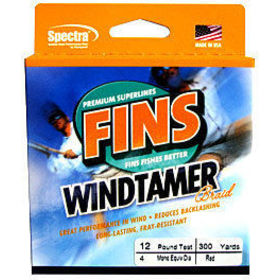 Леска плетеная Fins Windtamer 137м 0.178мм (желтая)