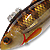 Балансир Izumi Fly Roach 6 natural perch (окунь) 88мм (20г)