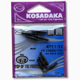 Коннектор Kosadaka для удилища 1,0мм (упаковка - 10шт)