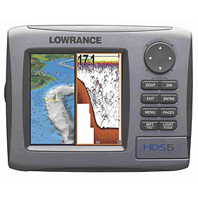 Эхолот-картплоттер Lowrance HDS-5 83/200 kHz