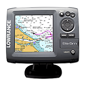 Картплоттер Lowrance Elite 5m