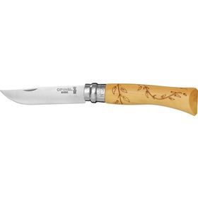 Нож складной Opinel №7 VRI Nature-Leaves