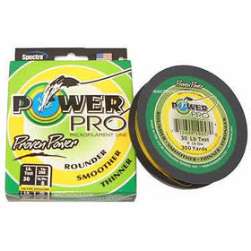 Леска плетеная Power Pro 92м 0,06мм ярко-желтый