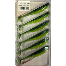 Силиконовая приманка Reins S Cape Shad 3.5 (8.9см) L01 (упаковка - 6шт)