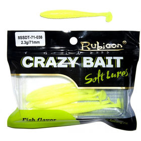 Силиконовая приманка Rubicon Crazy Bait SSDT (7.1см) 038 (упаковка - 8шт)