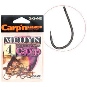 Крючок Sasame Meijyn Carp Dull Black №4