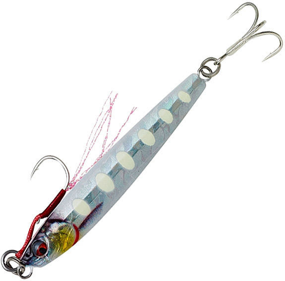 Пилькер Savage Gear 3D Jig Minnow (20 г) Bone White Glow PHP