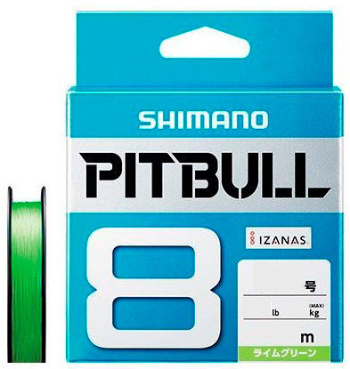 Леска плетеная Shimano Pitbull PE8 PL-M58R 150м 0.128мм (зеленая)