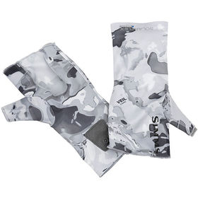 Перчатки Simms SolarFlex No-Finger SunGlove Cloud Camo Grey р.L/XL