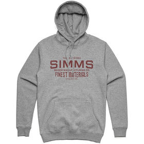 Толстовка Simms Wader Mfg Hoody (Gunmetal Heather) р.L