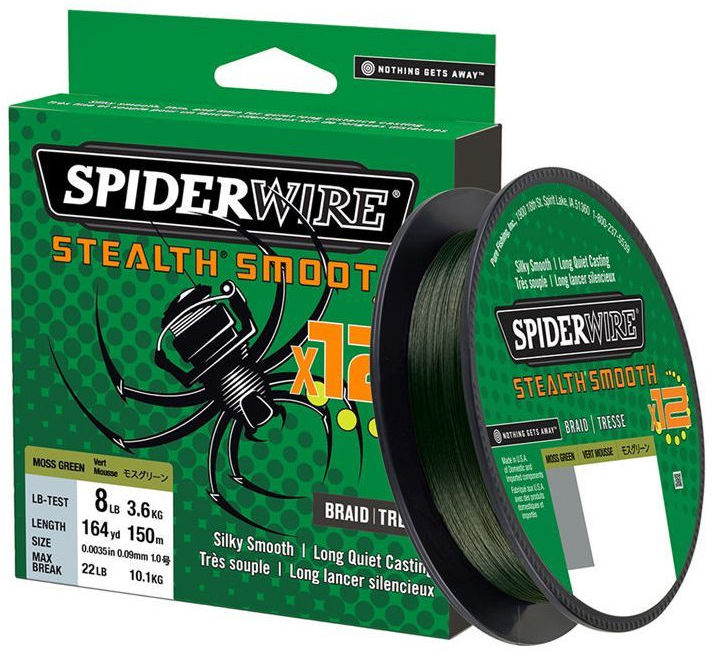 Леска плетеная Spiderwire Stealth Smooth 12 Braid 150м 0.06мм