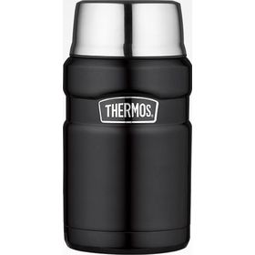 Термос для еды с ложкой Thermos SK 3020 BK Matt Black, 0.71 л