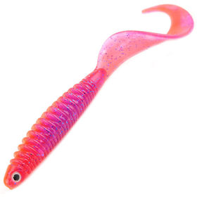 Силиконовая приманка Yoshi Onyx Salt Patch Gig Tail (9.5см) Red Purpleback (упаковка - 4шт)