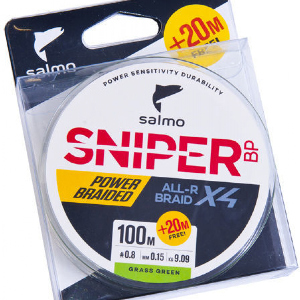 Видеообзор Лески Salmo Sniper BP ALL R Braid х4 по заказу Fmagazin.